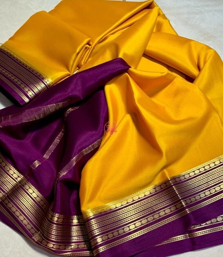 Mysore silk saree
